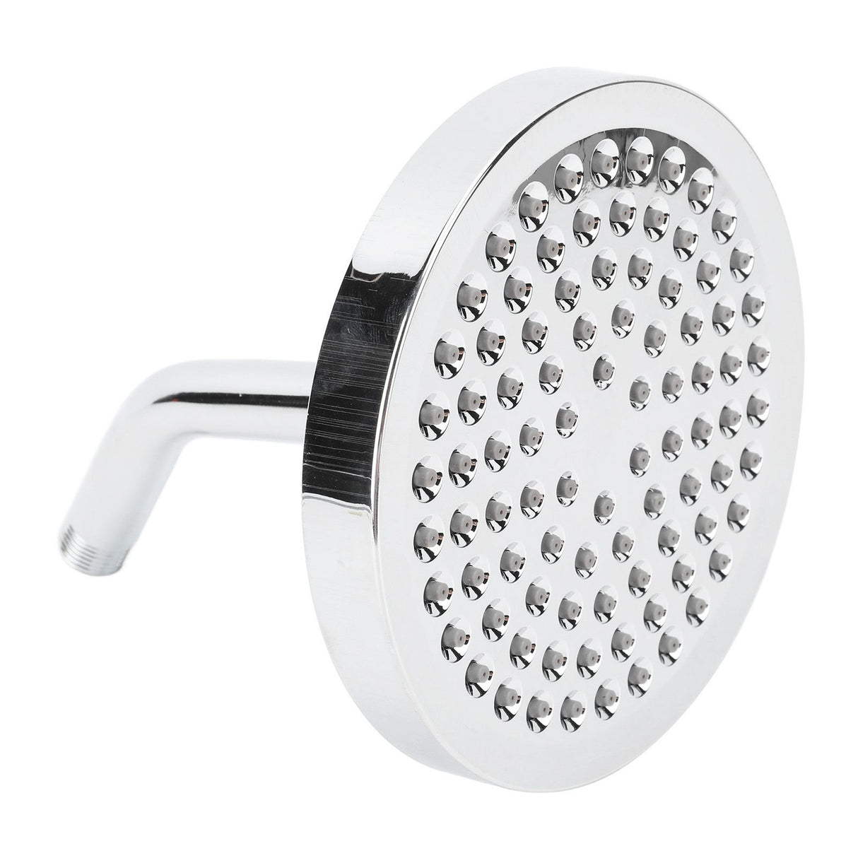 High Pressure Rain Shower Head Water Conservation Bathroom Shower Head for Household Hotel 6 Inch Silver