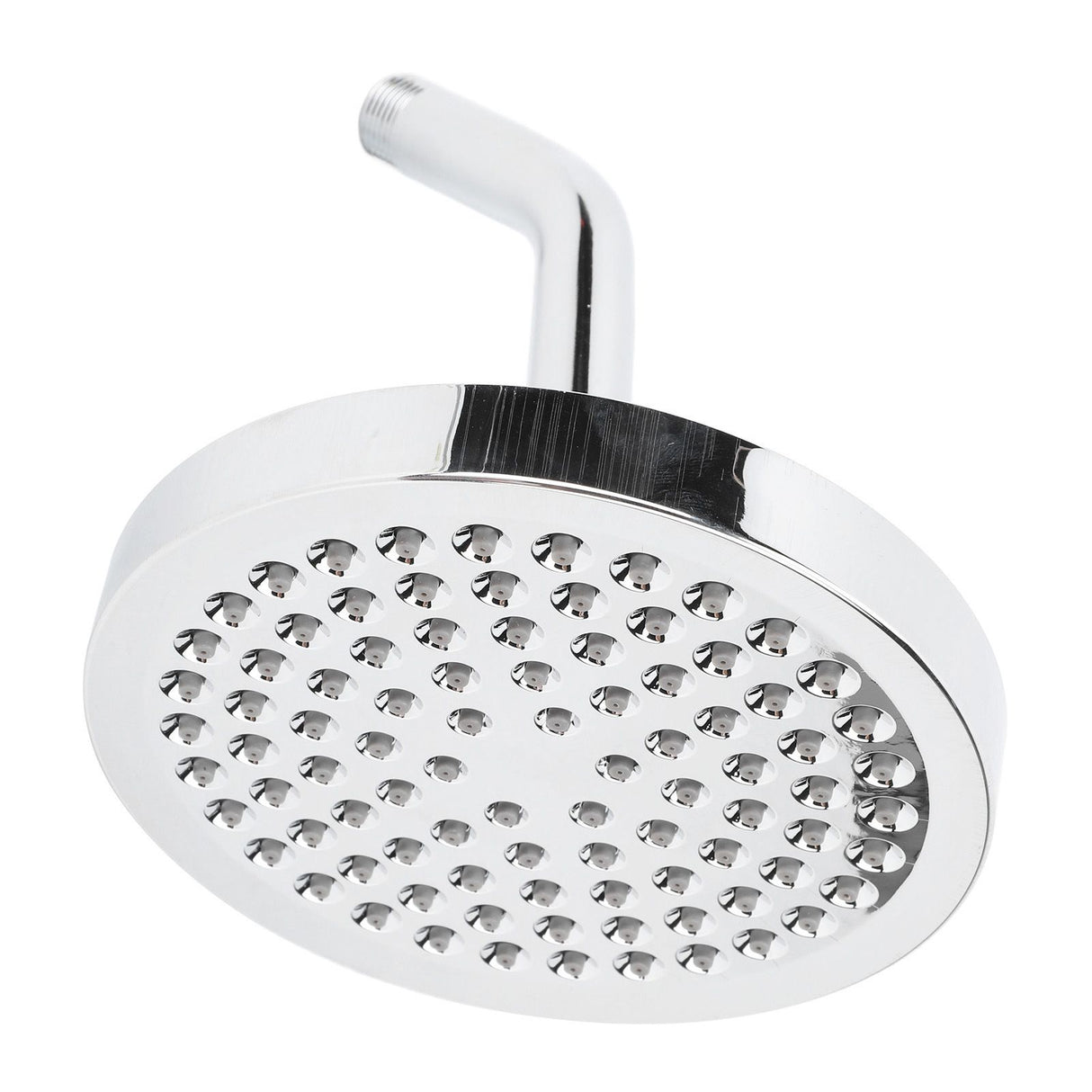 High Pressure Rain Shower Head Water Conservation Bathroom Shower Head for Household Hotel 6 Inch Silver