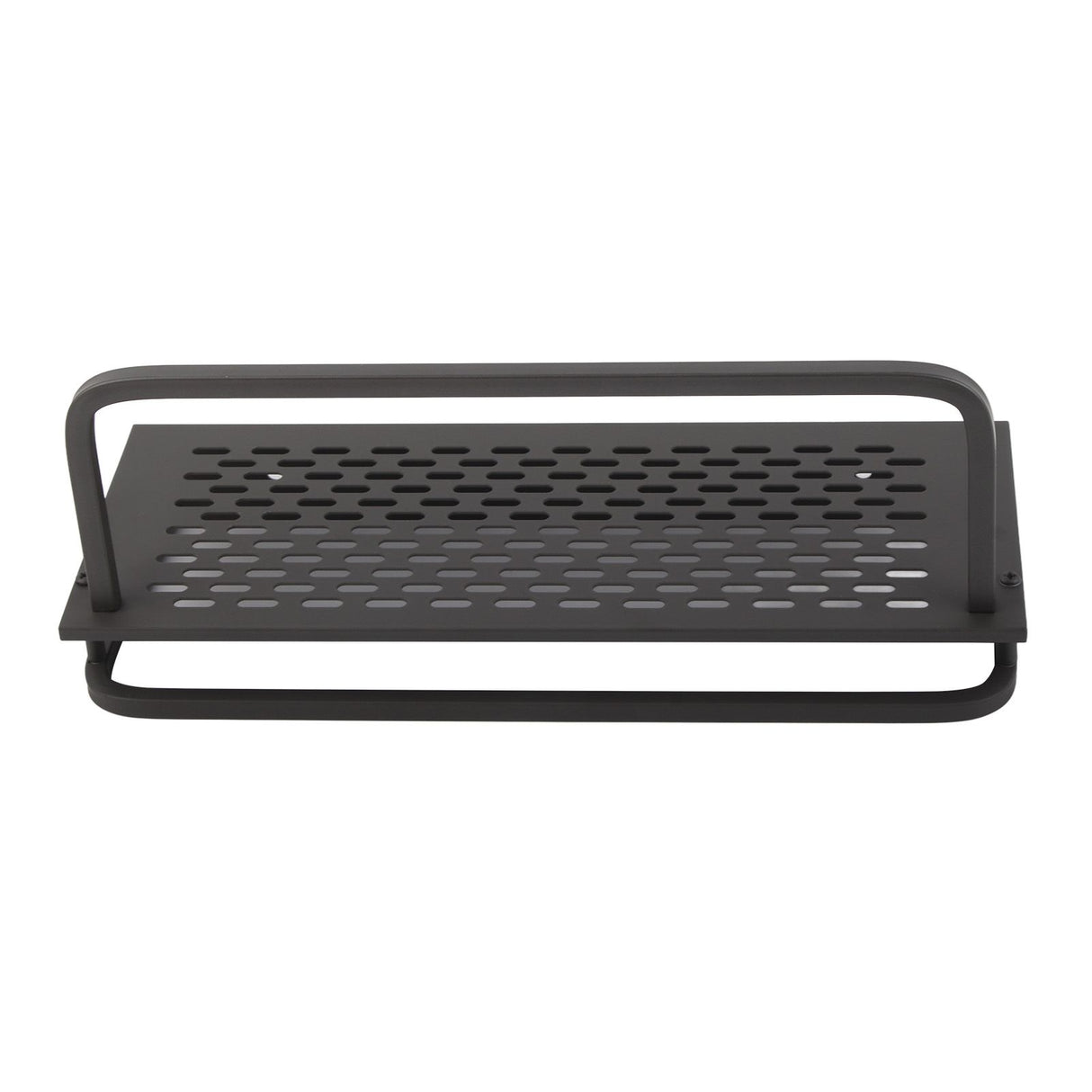 Shower Caddy Grey Shower Organizer Shelf Easy Install Aluminium Alloy Large Capacity Shower Accessory for Bathroom Home 30cm / 11.8in