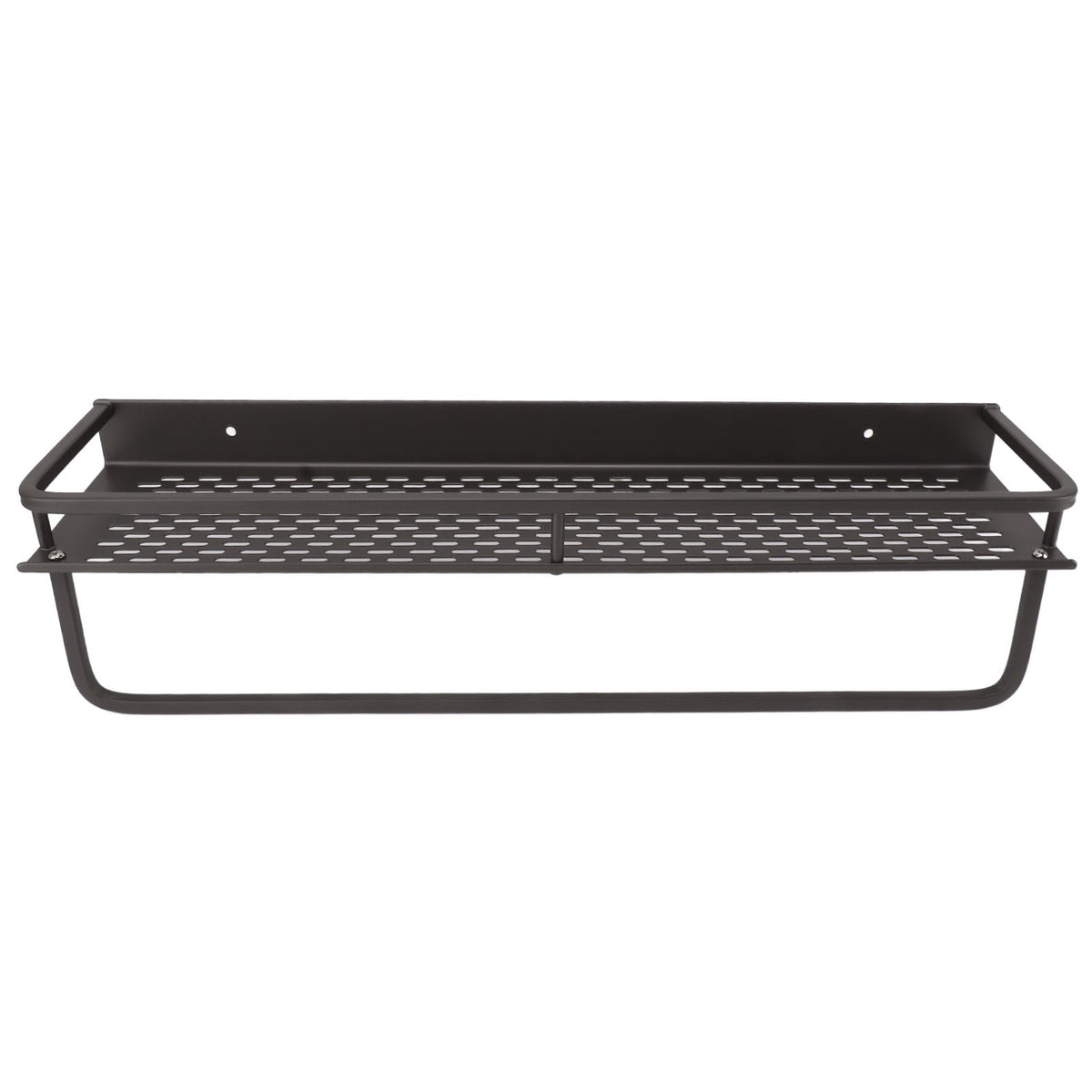 Shower Caddy Grey Shower Organizer Shelf Easy Install Aluminium Alloy Large Capacity Shower Accessory for Bathroom Home 50cm / 19.7in
