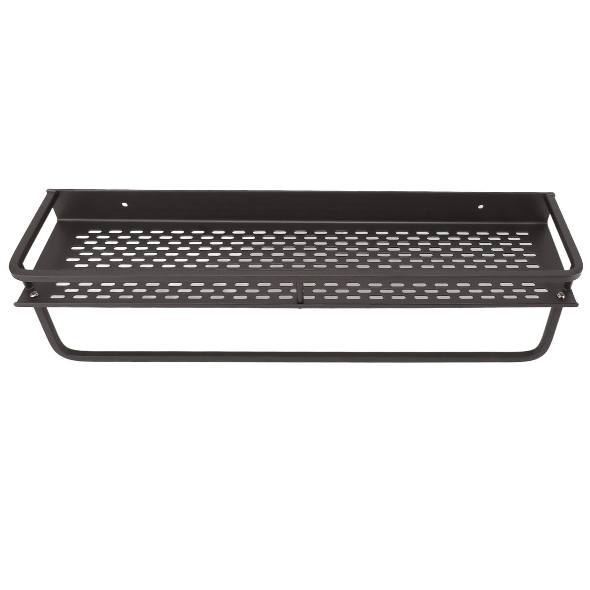 Shower Caddy Grey Shower Organizer Shelf Easy Install Aluminium Alloy Large Capacity Shower Accessory for Bathroom Home 50cm / 19.7in
