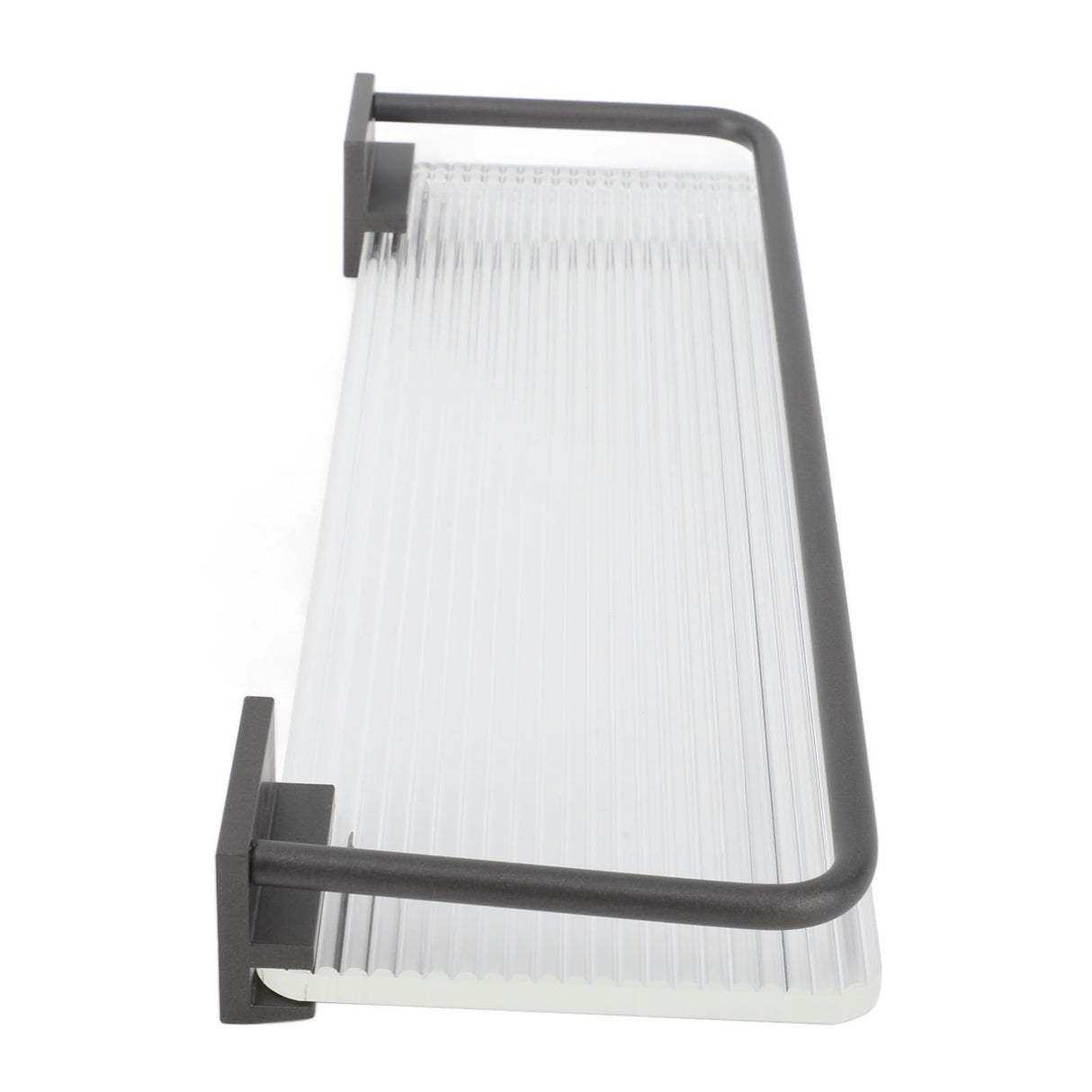 30cm Bathroom Wall Mounted Shelf Space Aluminum Acrylic Towel Rack Bathroom Storage Rack Grey