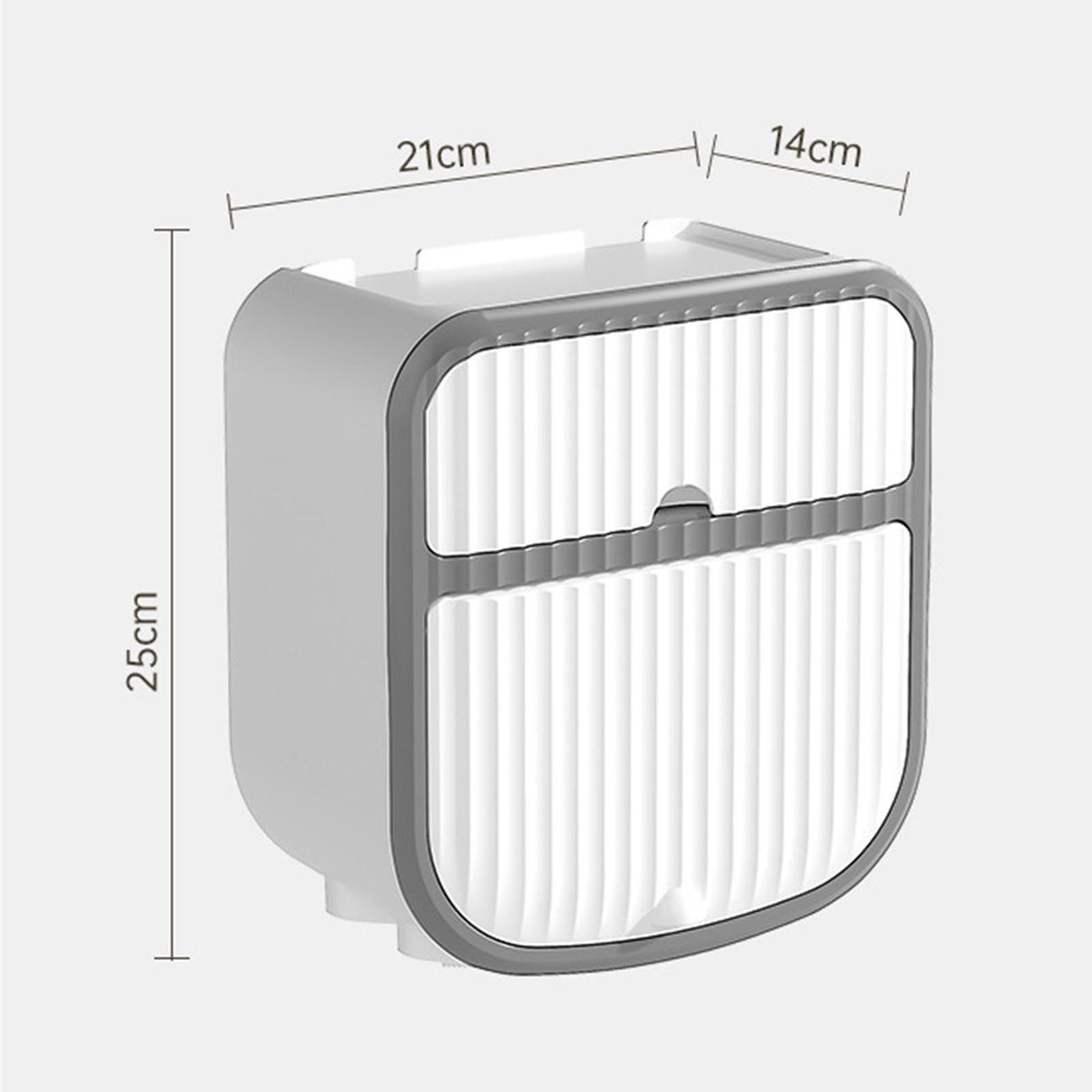 Toilet Paper Holder Wall Mounted Bathroom Tissue Roll Paper Towel Holder Tissue Dispensers for Household White