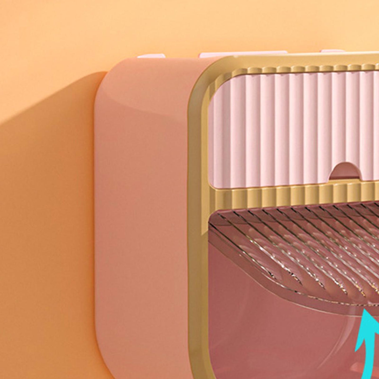Toilet Paper Holder Wall Mounted Bathroom Tissue Roll Paper Towel Holder Tissue Dispensers for Household Pink