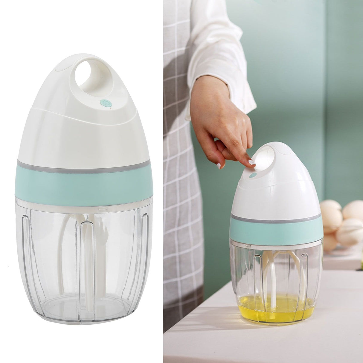 Kitchen Electric Whip Cake Baking Mixer Household Small Baking Tools Automatic Egg White Whisk USB Charging Electric Whisk