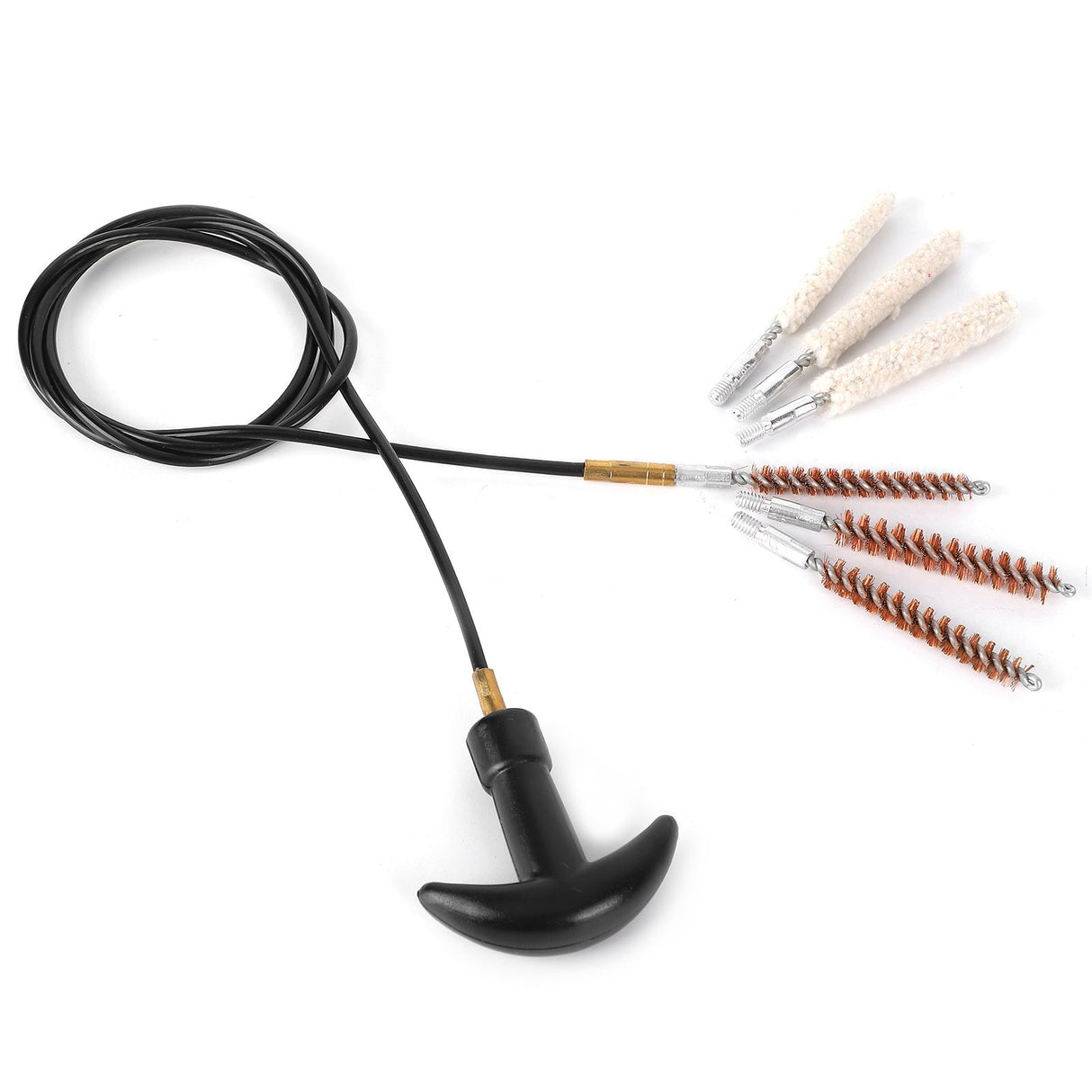 Pipe Inner Brush Set Brass Multifunctional Lightweight Portable Pipe Dredging Cleaning BrushGK28 19Pcs