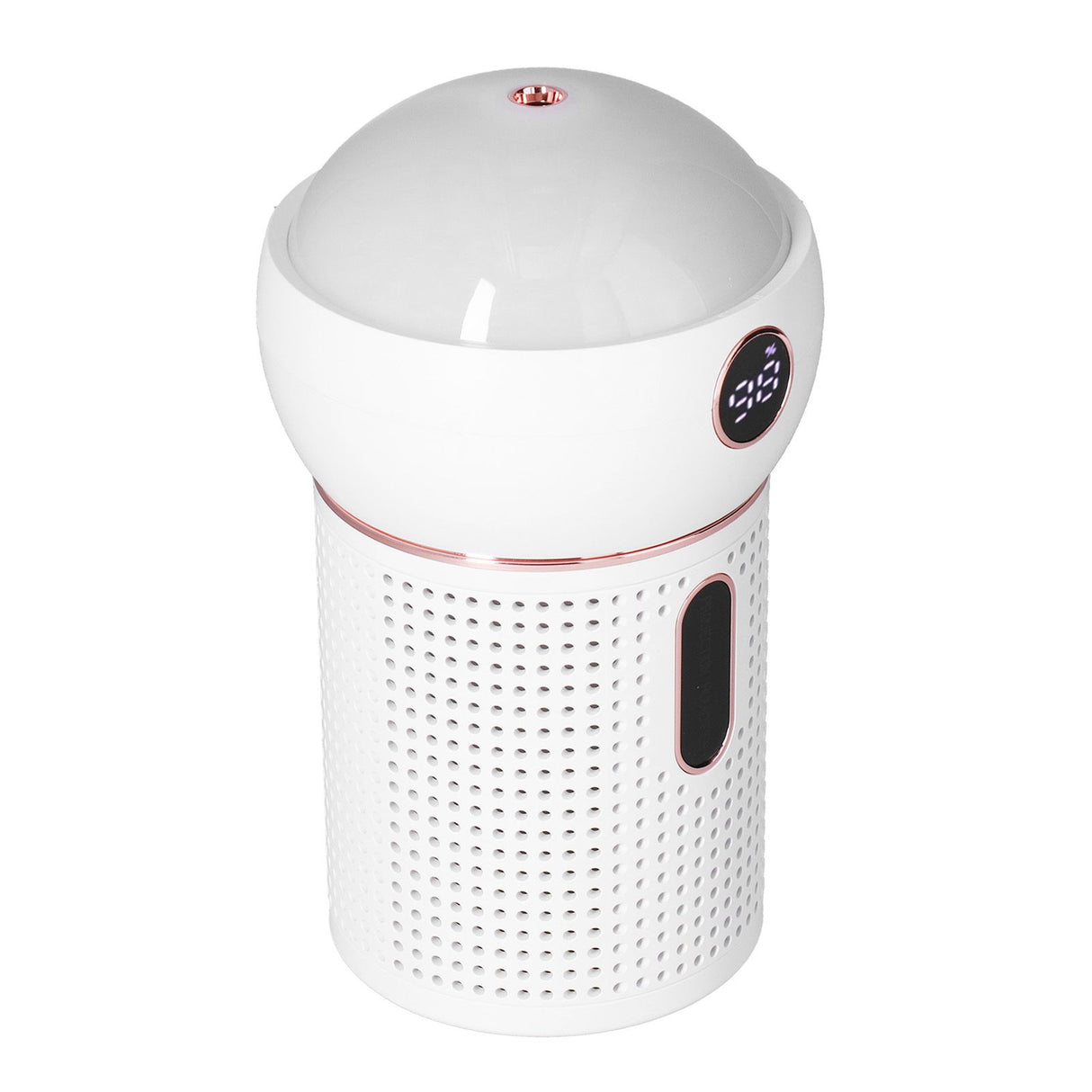 630ml Large Capacity Humidifier Single Spray 360° Projection Humidifier for Home Car USB ChargingWhite