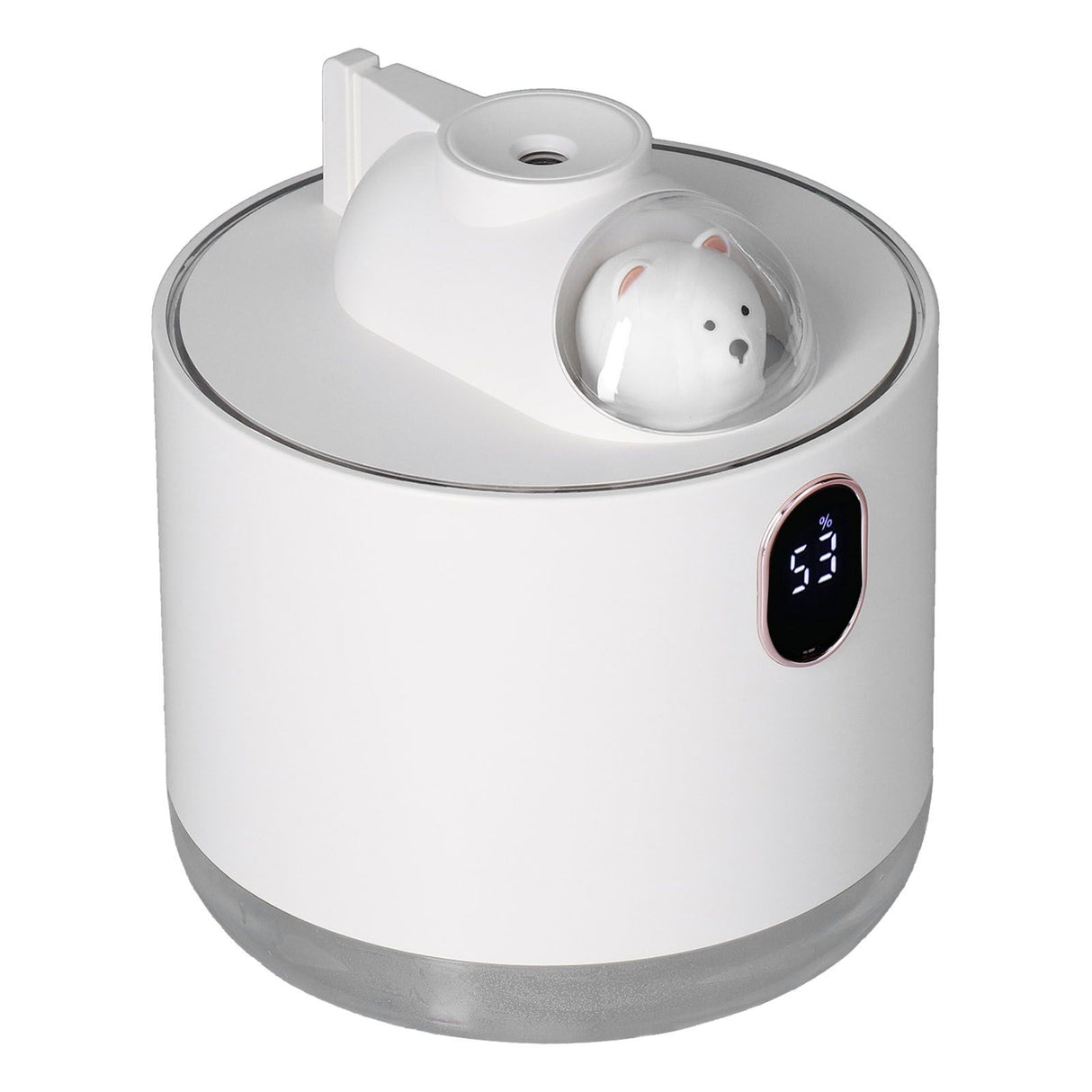 500ml Large Capacity Humidifier Spacecraft Night Light USB Charging Car Humidifier for HomeWhite