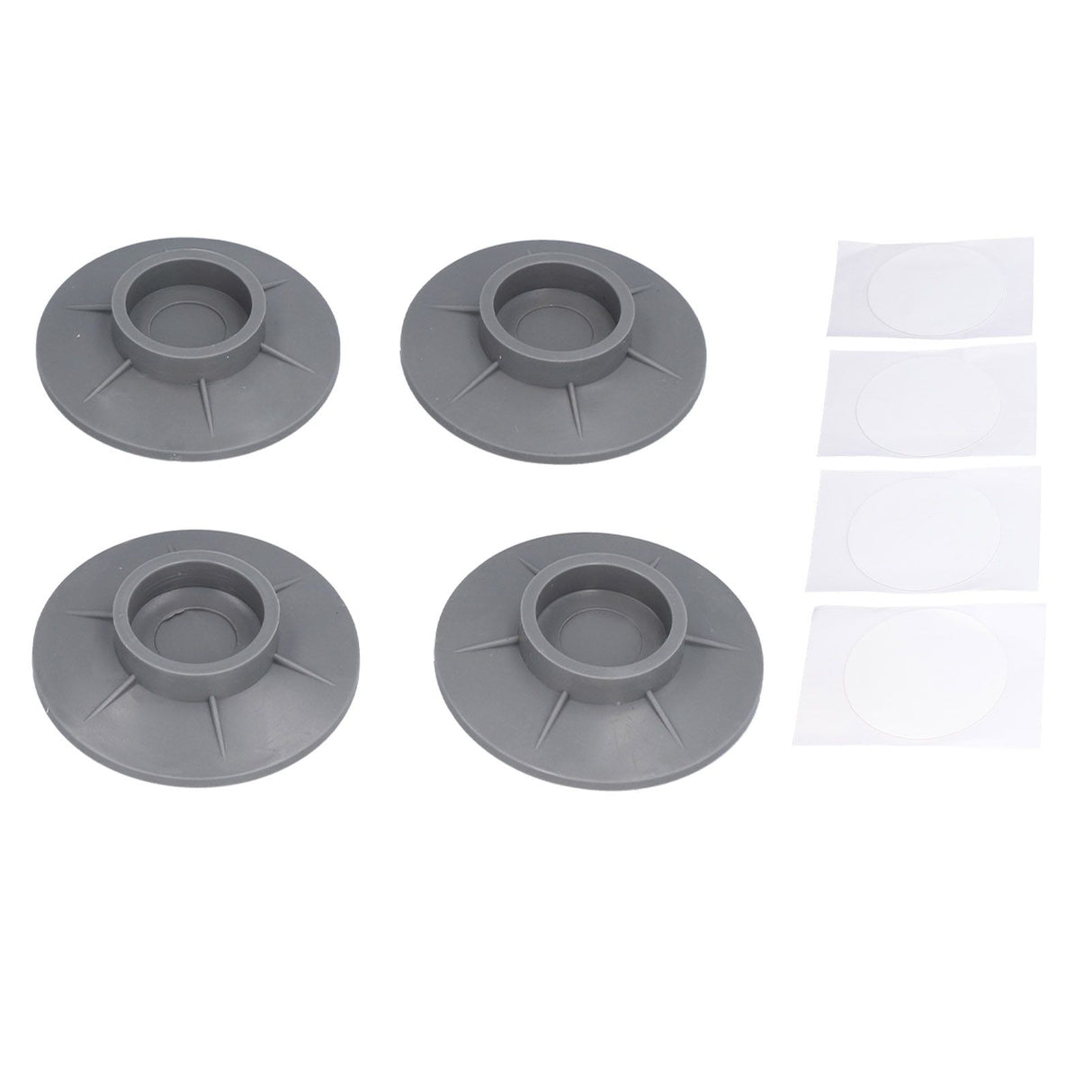 4Pcs Vacuum Suction Cup Design Washing Machine Feet Pad Non Slip Anti Vibration Noise Reduction Pad