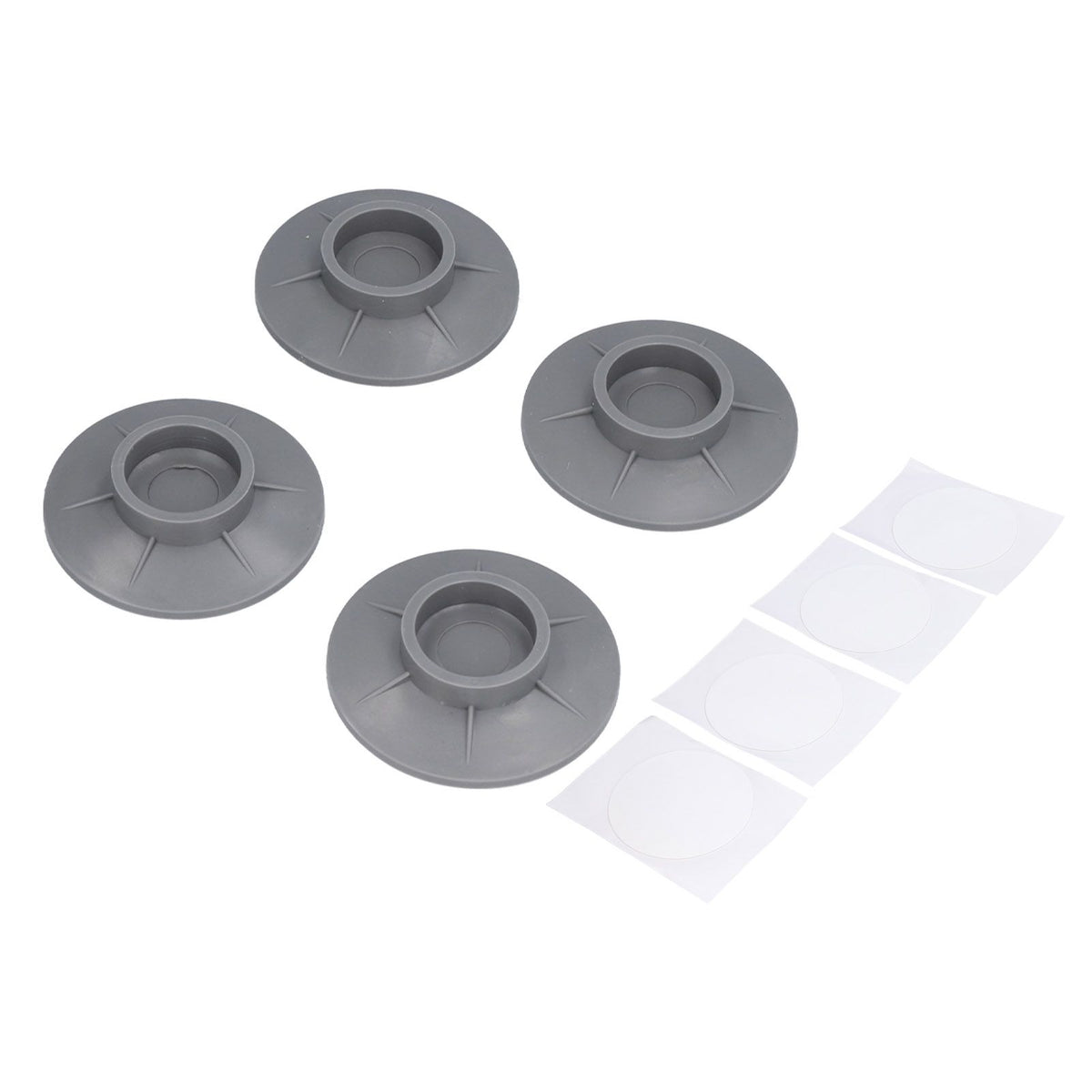 4Pcs Vacuum Suction Cup Design Washing Machine Feet Pad Non Slip Anti Vibration Noise Reduction Pad