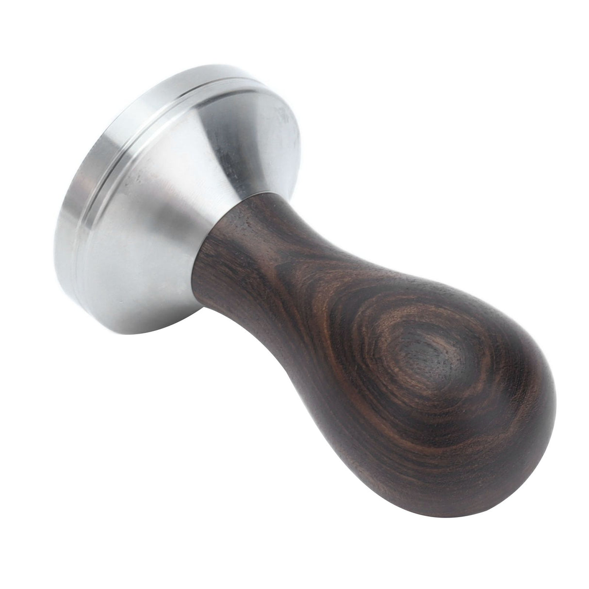 53mm Coffee Powder Tamper Stainless Steel Coffee Hammer with Wood Handle for Home Office