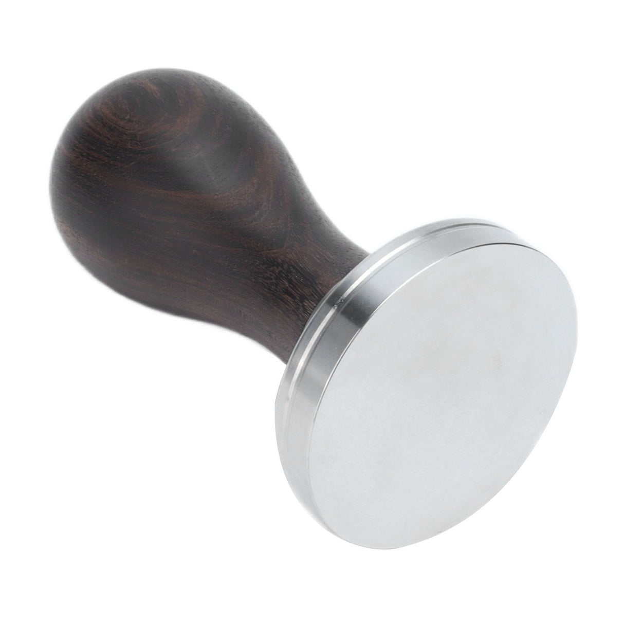 53mm Coffee Powder Tamper Stainless Steel Coffee Hammer with Wood Handle for Home Office