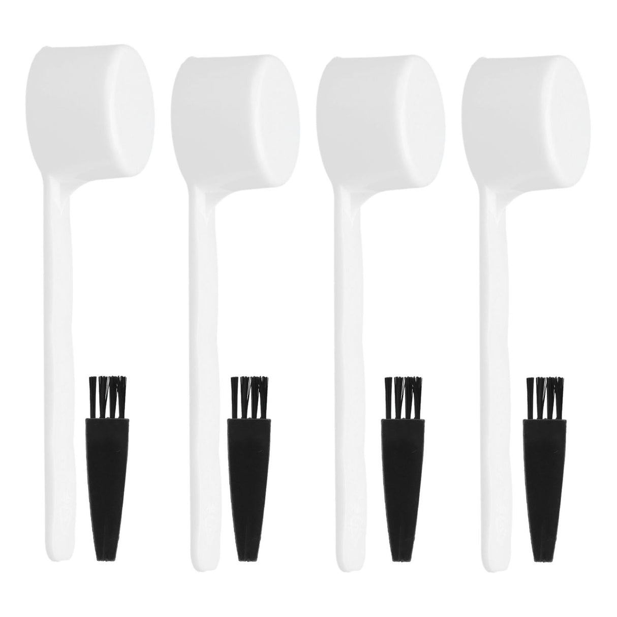 100Set Reusable 4g Coffee Measuring Spoon Brush Kit Coffee Making Accessory for Home Office Use