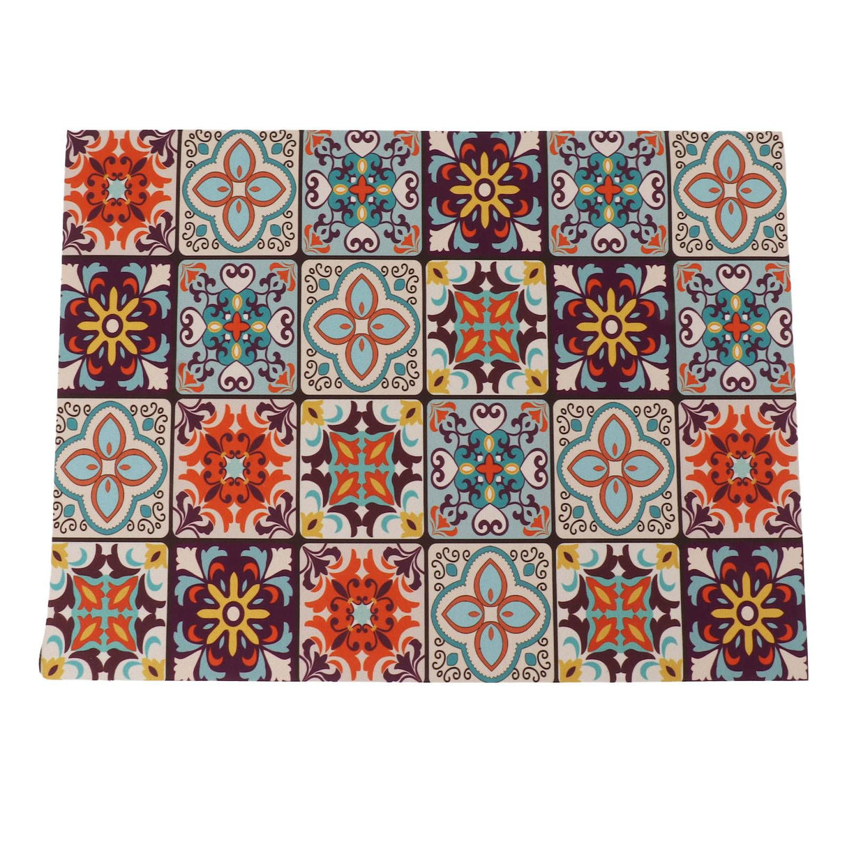 Coffee Bar Mat 3.5mm Thick Bright Colors Anti Slip Rubber Backed Waterproof Dish Drying Mat for Kitchen Dining Room 15.7in Wide and 19.7in Long