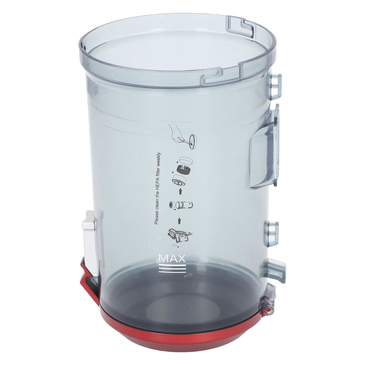 Vacuum Cleaner Dust Box ABS Bin Large Capacity Easy Install Vacuum Cleaner Part for Proscenic I9
