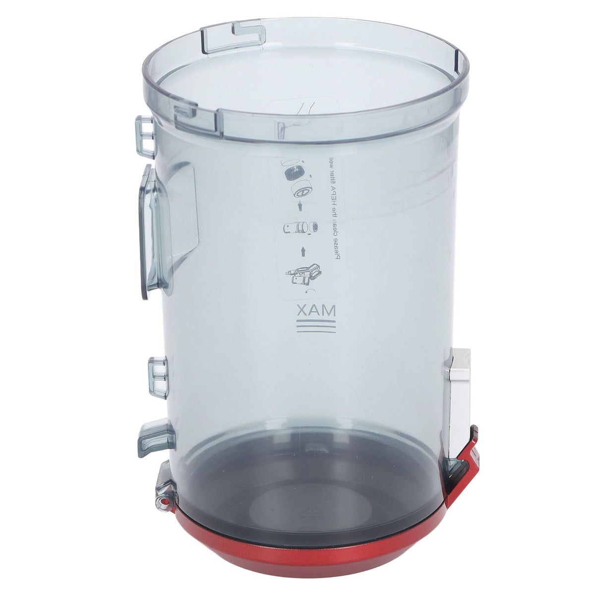 Vacuum Cleaner Dust Box ABS Bin Large Capacity Easy Install Vacuum Cleaner Part for Proscenic I9