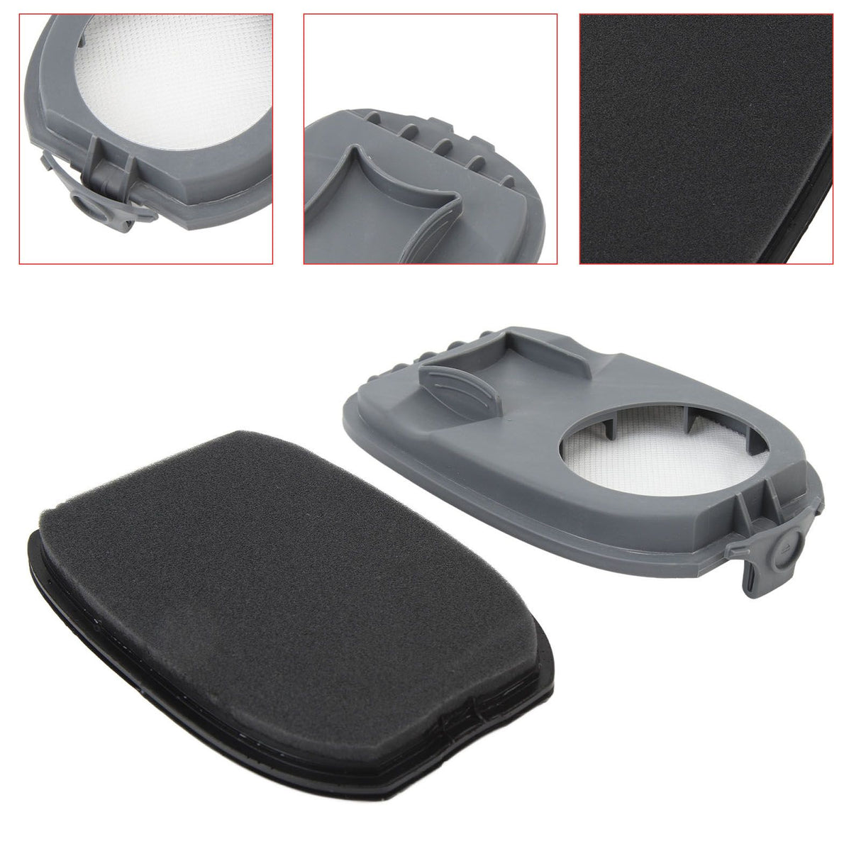 Vacuum Cleaner Replacement Filter for XW9382 XW9383 XW9385 Robot Vacuum Cleaner Accessories Parts Black