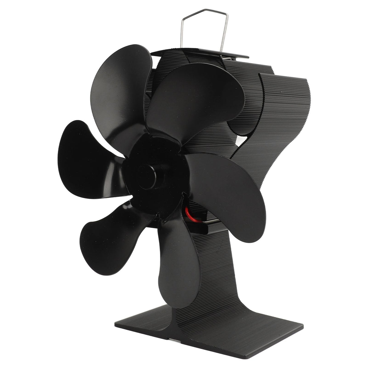 Stove Fan 6 Blades Fireplace Fan Heat Powered Fast Warm Circulation Quiet Heat Resistant Thermoeletric Fan for Log Burner Home
