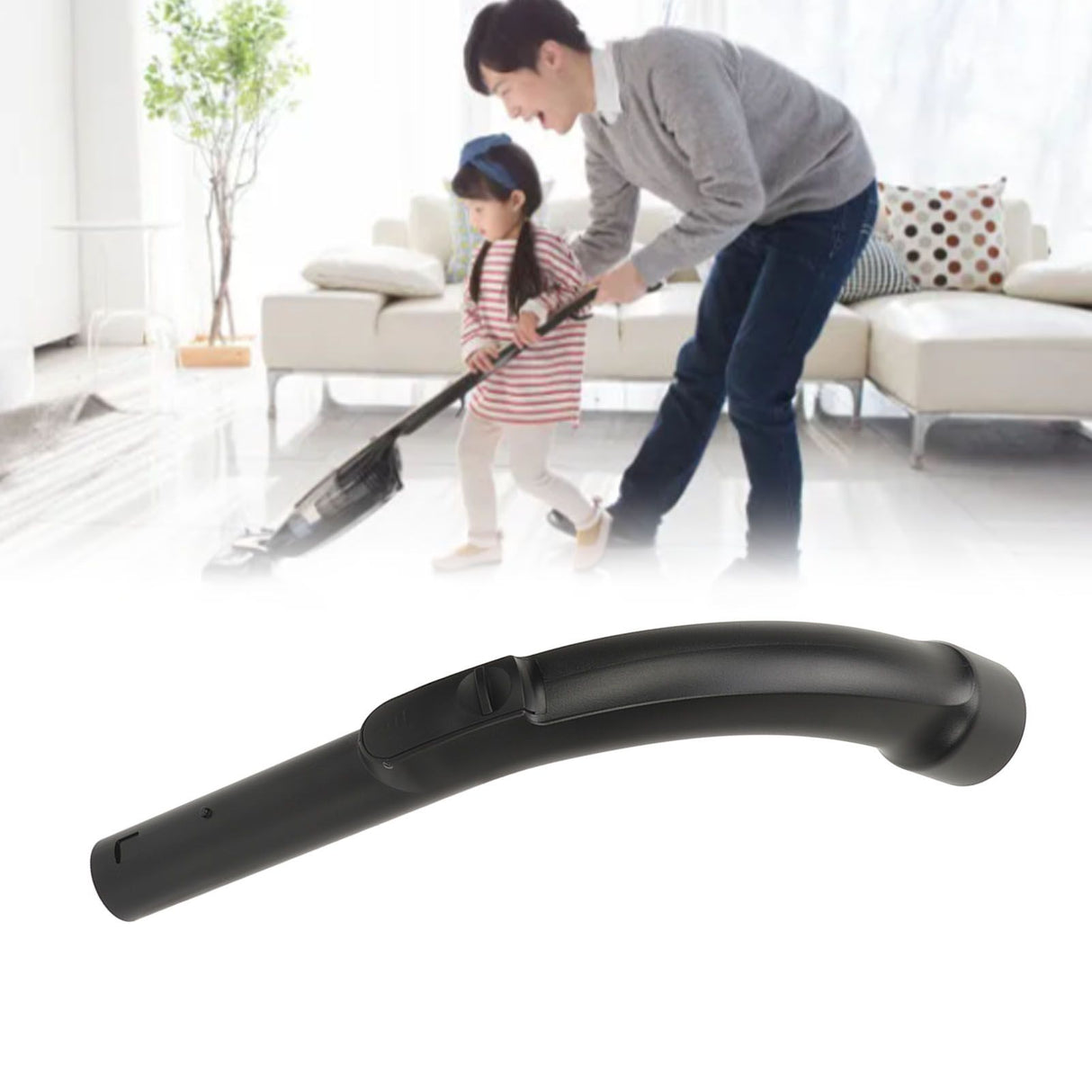 Curved Handle Hose Wand Vacuum Cleaner Handle Replacement Compatible for Miele S2110 S501 S524 5269091