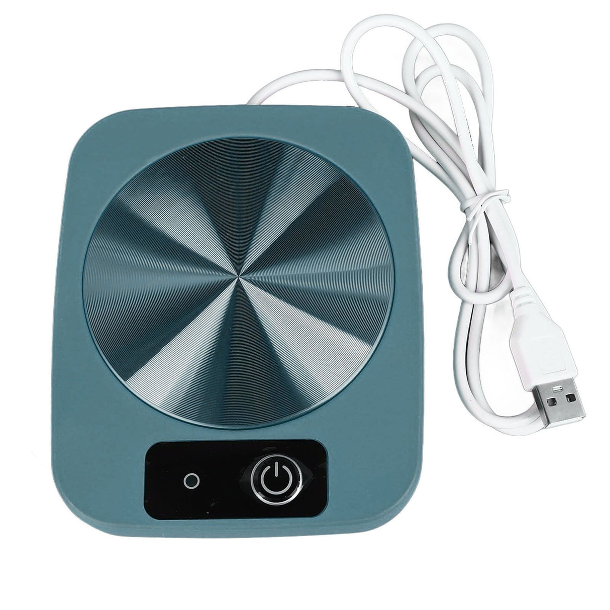 Coffee Warmer Smart Constant Temperature USB Powered Portable Mug Warmer for Office Travel Home Green