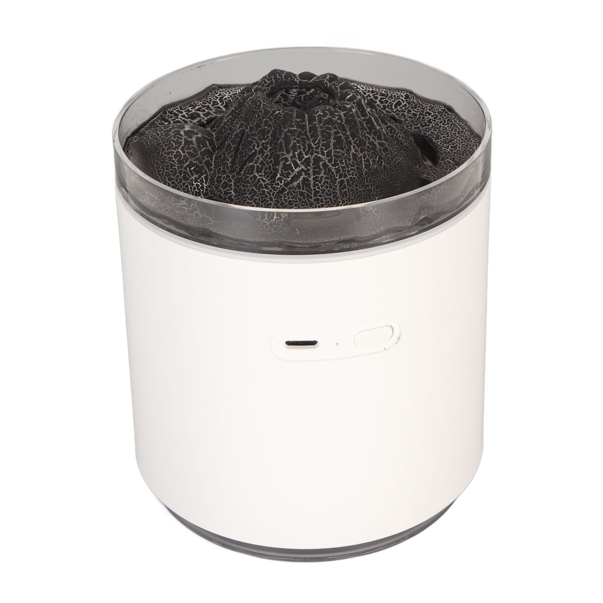 Aromatherapy Mist Diffuser Intelligent Multifunctional Timing Atomizing Flame Humidifier for Bedroom Living Room Black