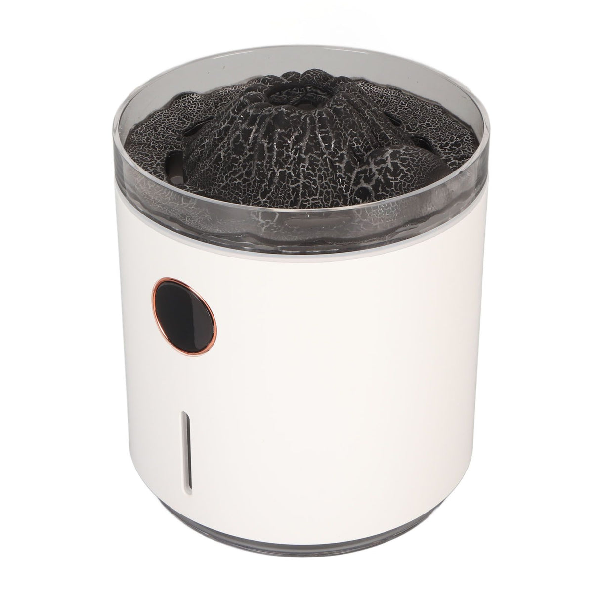 Aromatherapy Mist Diffuser Intelligent Multifunctional Timing Atomizing Flame Humidifier for Bedroom Living Room Black