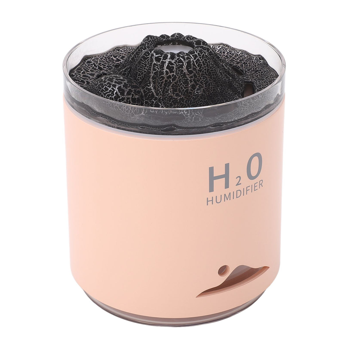 Essential Oil Diffuser Large Capacity Colorful Volcano Appearance Night Light Aromatherapy Oil Humidity Diffuser Pink