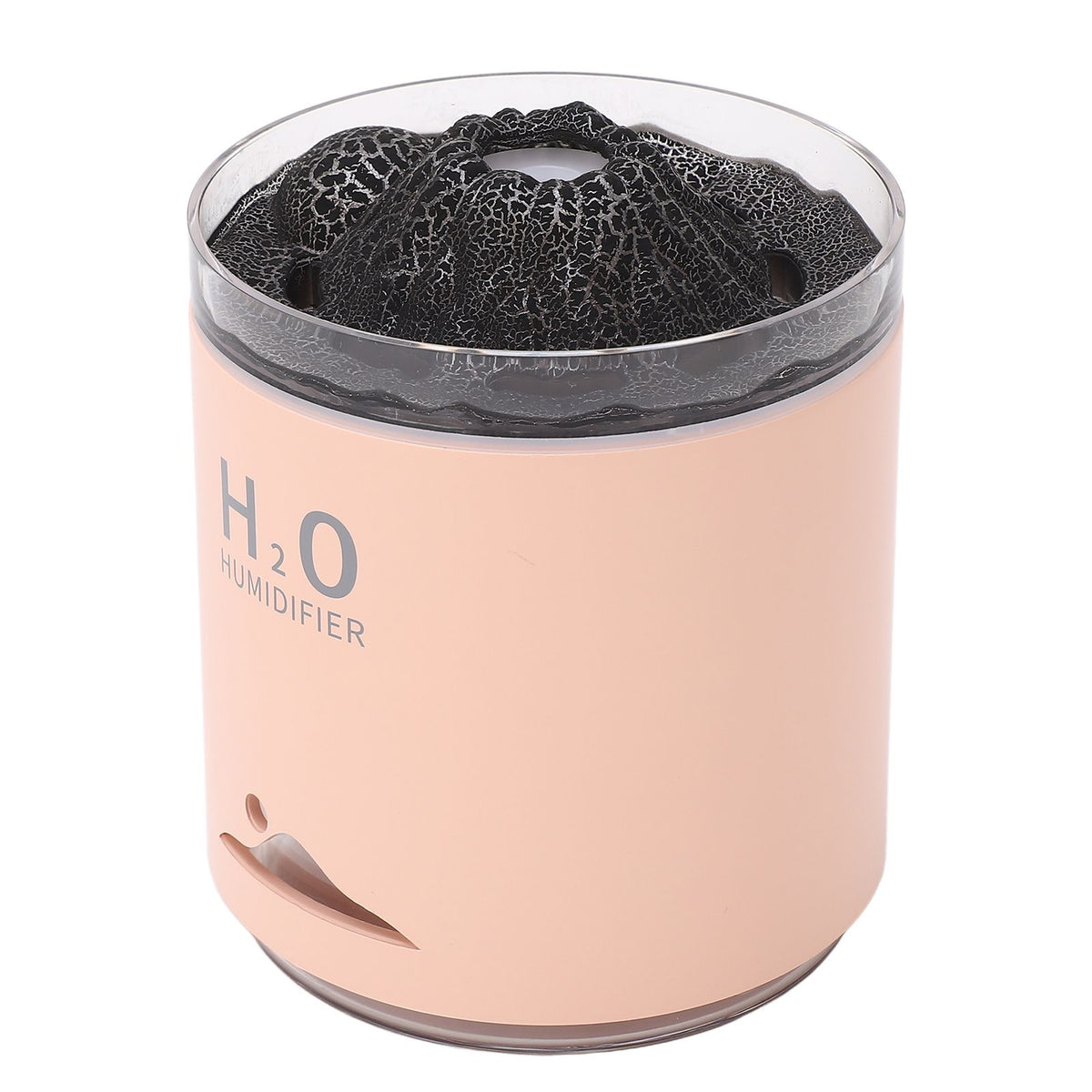 Essential Oil Diffuser Large Capacity Colorful Volcano Appearance Night Light Aromatherapy Oil Humidity Diffuser Pink