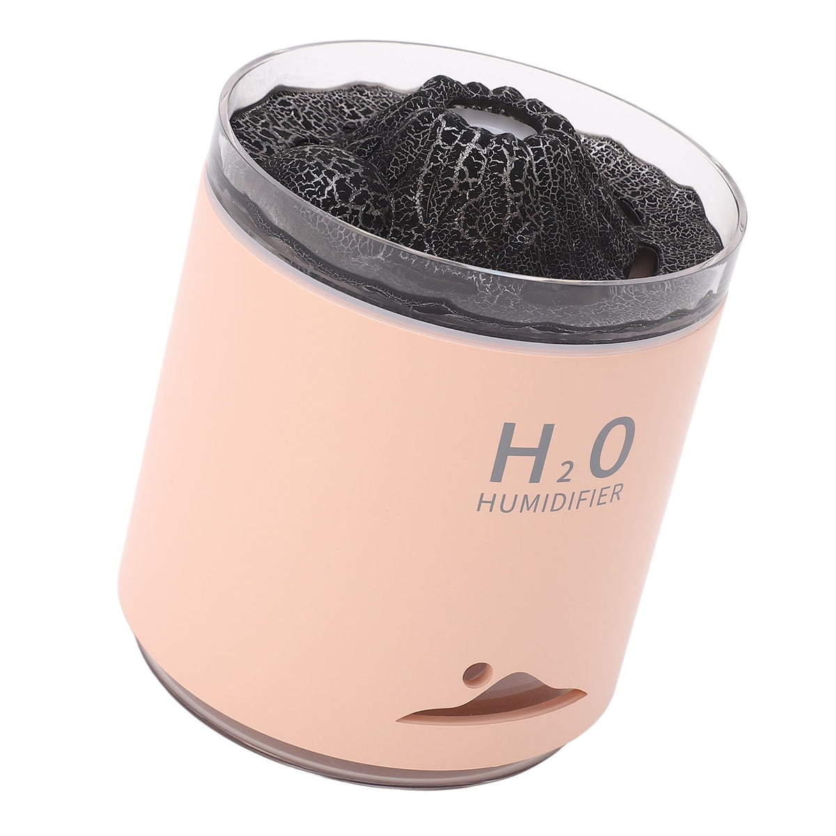 Essential Oil Diffuser Large Capacity Colorful Volcano Appearance Night Light Aromatherapy Oil Humidity Diffuser Pink