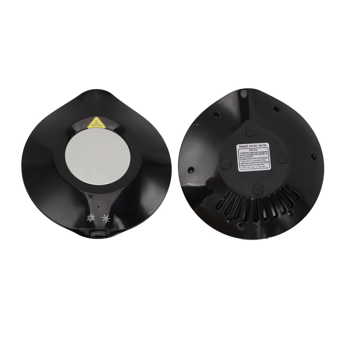 Coffee Cup Heater Cooler 5V‑9V 2A 10W‑18W USB Interface Cold Warm Dual Use Auto Off Portable Cup Warmer for Coffee Beverage Milk Tea