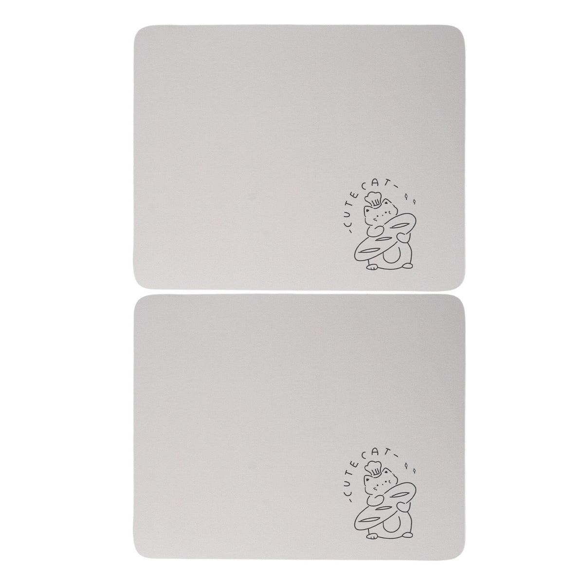 2PCS Coffee Bar Mat Multifunctional Prevent Slip Waterproof Shockproof Absorbent Dish Drying Mat for Kitchen Counter 30x40cm / 11.8x15.7in