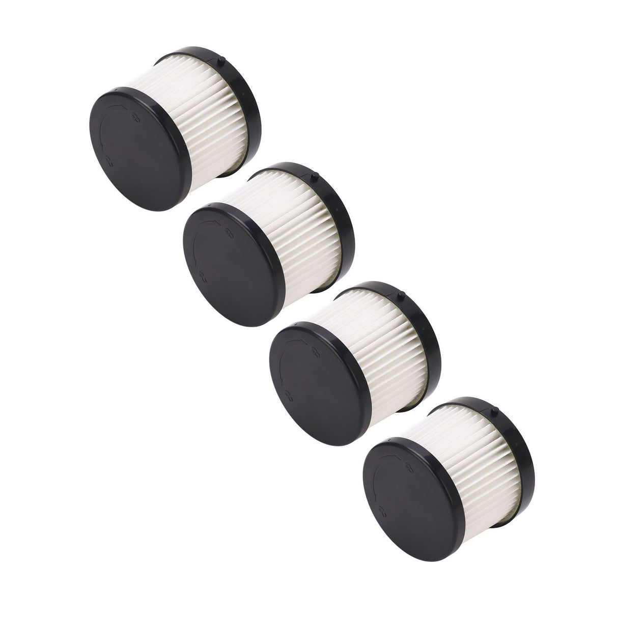 4 Pcs Vacuum Filter Non Woven Fabric Plastic Vacuum Filter Replacement for 49 90 1900 0882 20 49 90 0160 0880 20