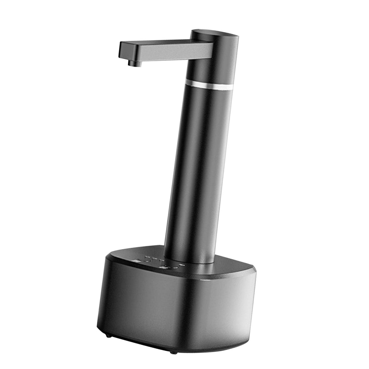 Automatic Drinking Water Bottle Pump Compact Lightweight Smart Highly Efficient Electric Water Dispenser for Home Black