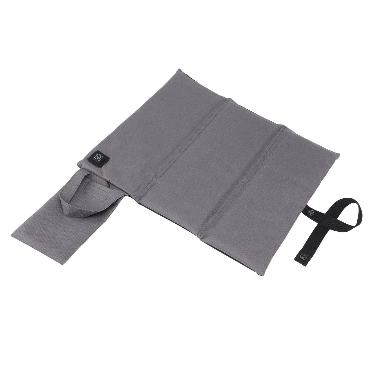 Heated Chair Cushion 3 Temperature Adjustable USB Warm Chair Pad Portable Foldable Heated Cushion for Office Fishing Stadium