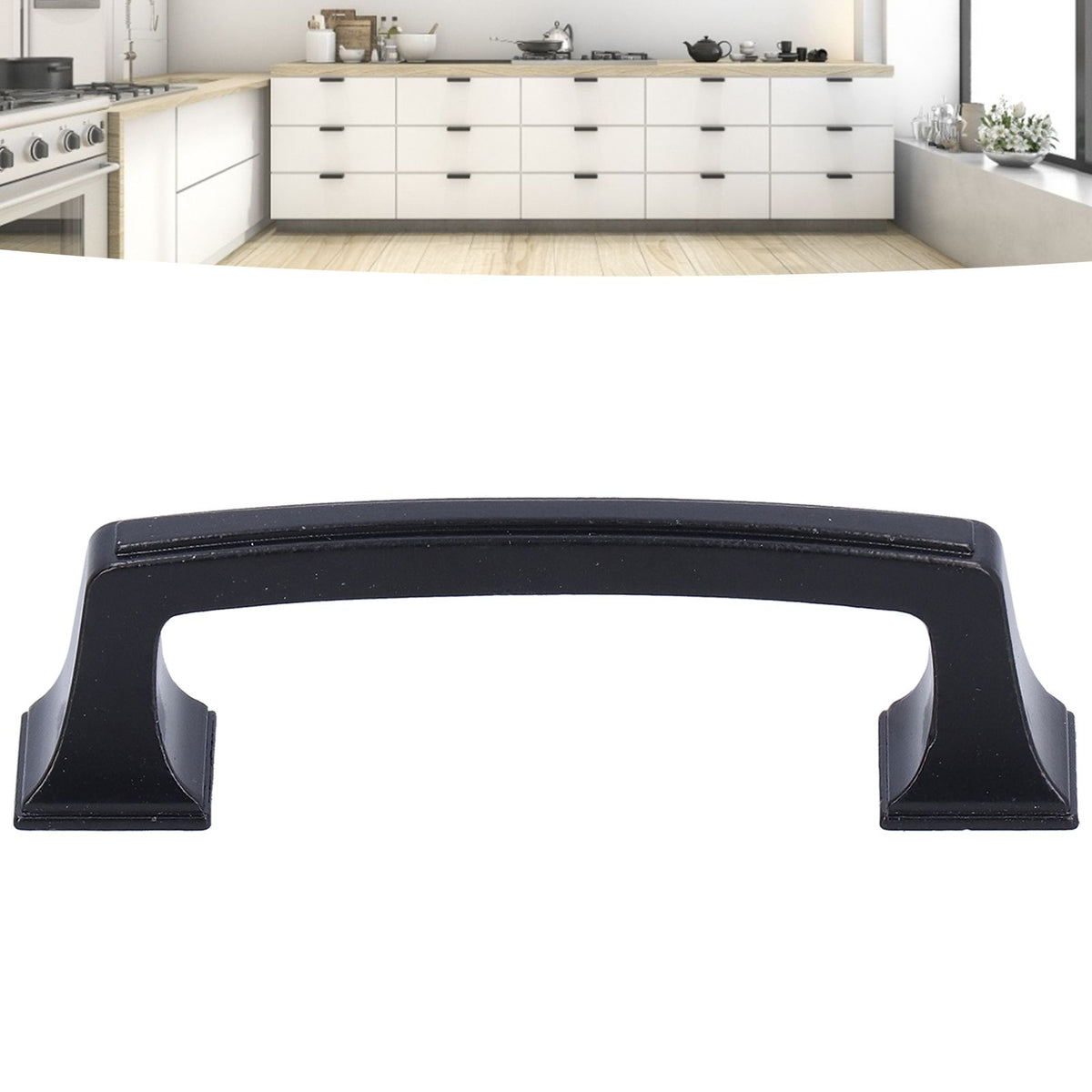 Cabinet Pulls Zinc Alloy Shell Handle Surface Oxidation Durable Not Rusty Environmental Protection Simple Design Drawer Handles for Cabinets DrawersB01250S