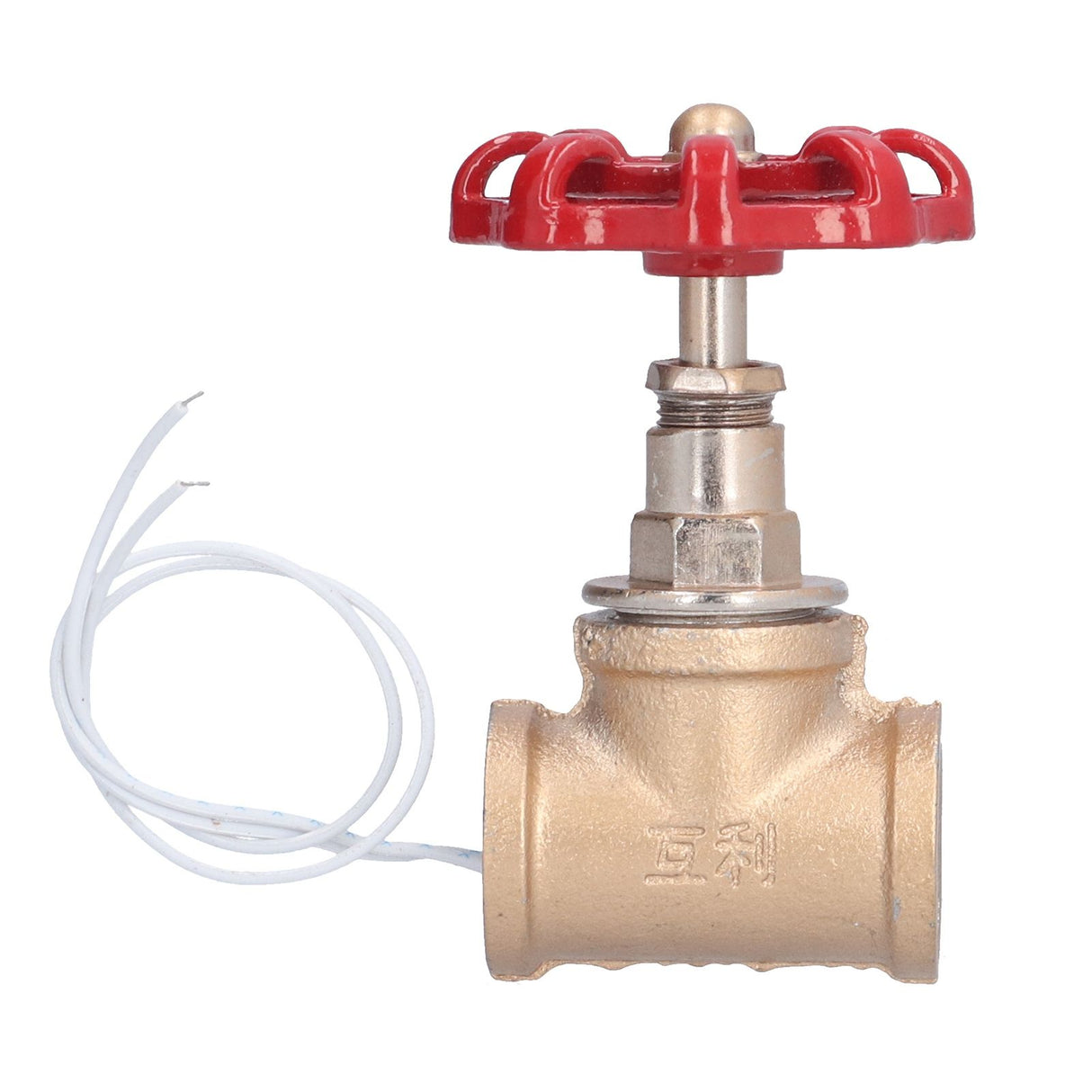 Vintage Steampunk 1/2in Stop Valve Tee Industrial Light Switch with Wire for Pipe Light Fixtures