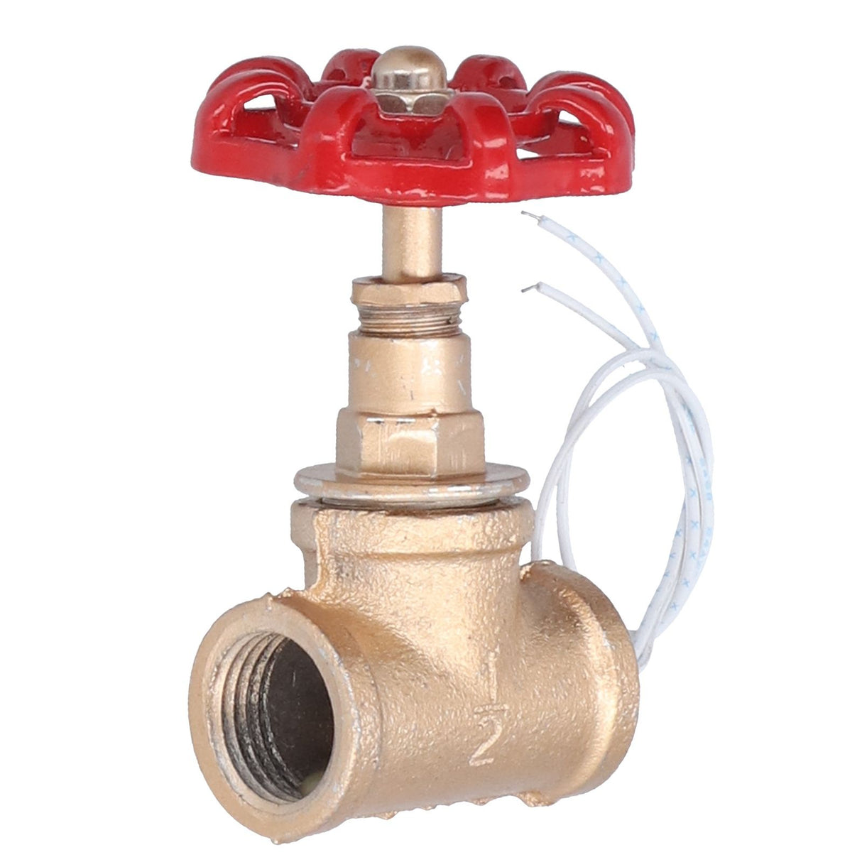 Vintage Steampunk 1/2in Stop Valve Tee Industrial Light Switch with Wire for Pipe Light Fixtures