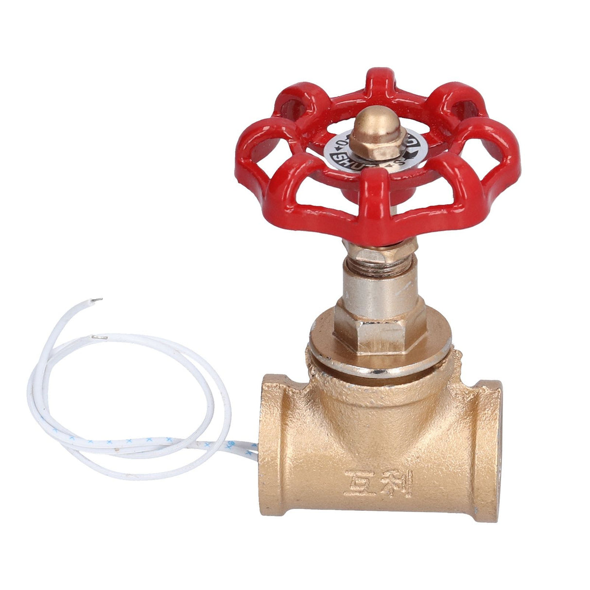 Vintage Steampunk 1/2in Stop Valve Tee Industrial Light Switch with Wire for Pipe Light Fixtures