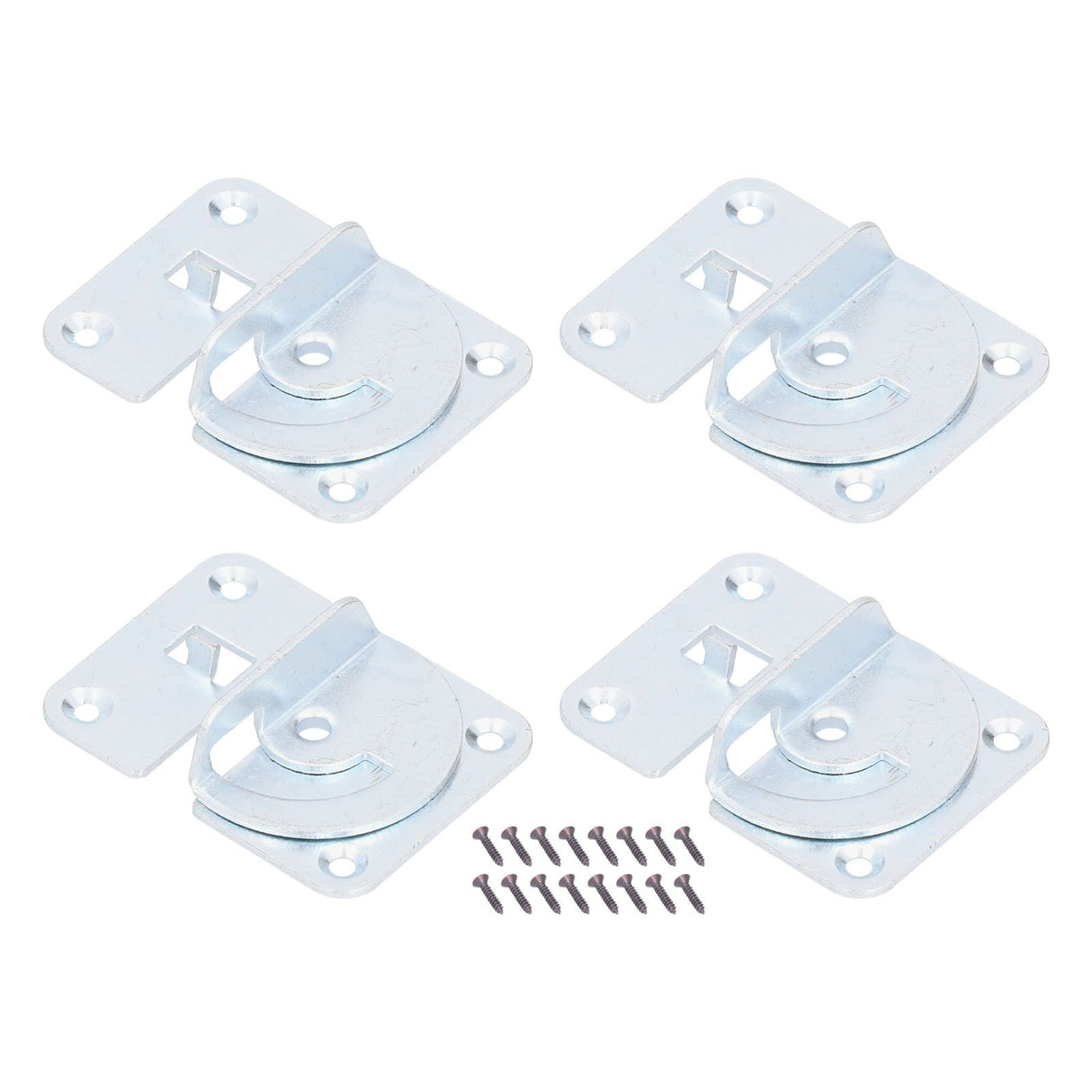 4PCS Bed Rail Bracket Heavy Duty Stainless Steel Bed Rail Fittings for Bed Frame Footrest
