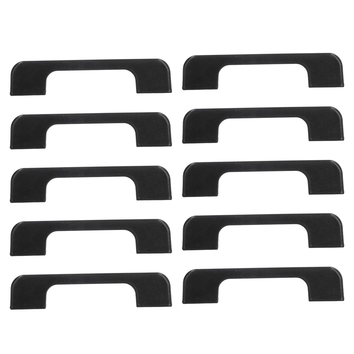 10 Pcs Drawer Pulls Strong Bearing Capacity Modern Simple Unique Cabinet Handles with Screw for Wardrobe Door Window