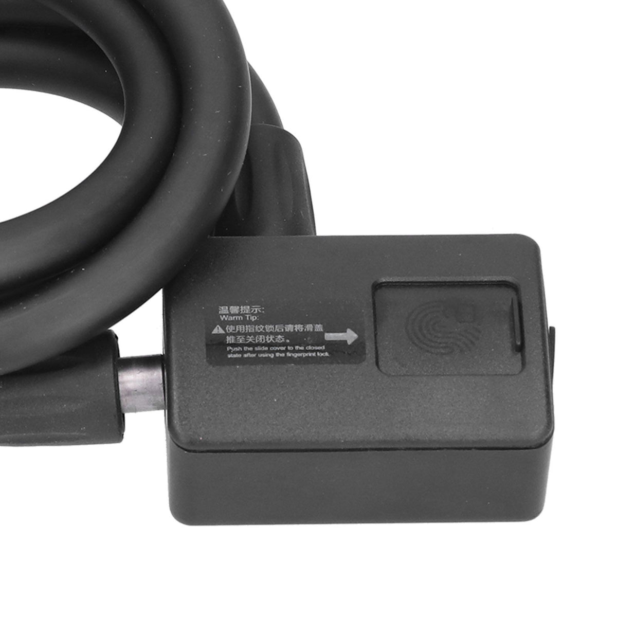 3.7V Electric Bike Lock Bluetooth Fingerprint Bike Lock with Waterproof and Dustproof Anti Theft for Cycling