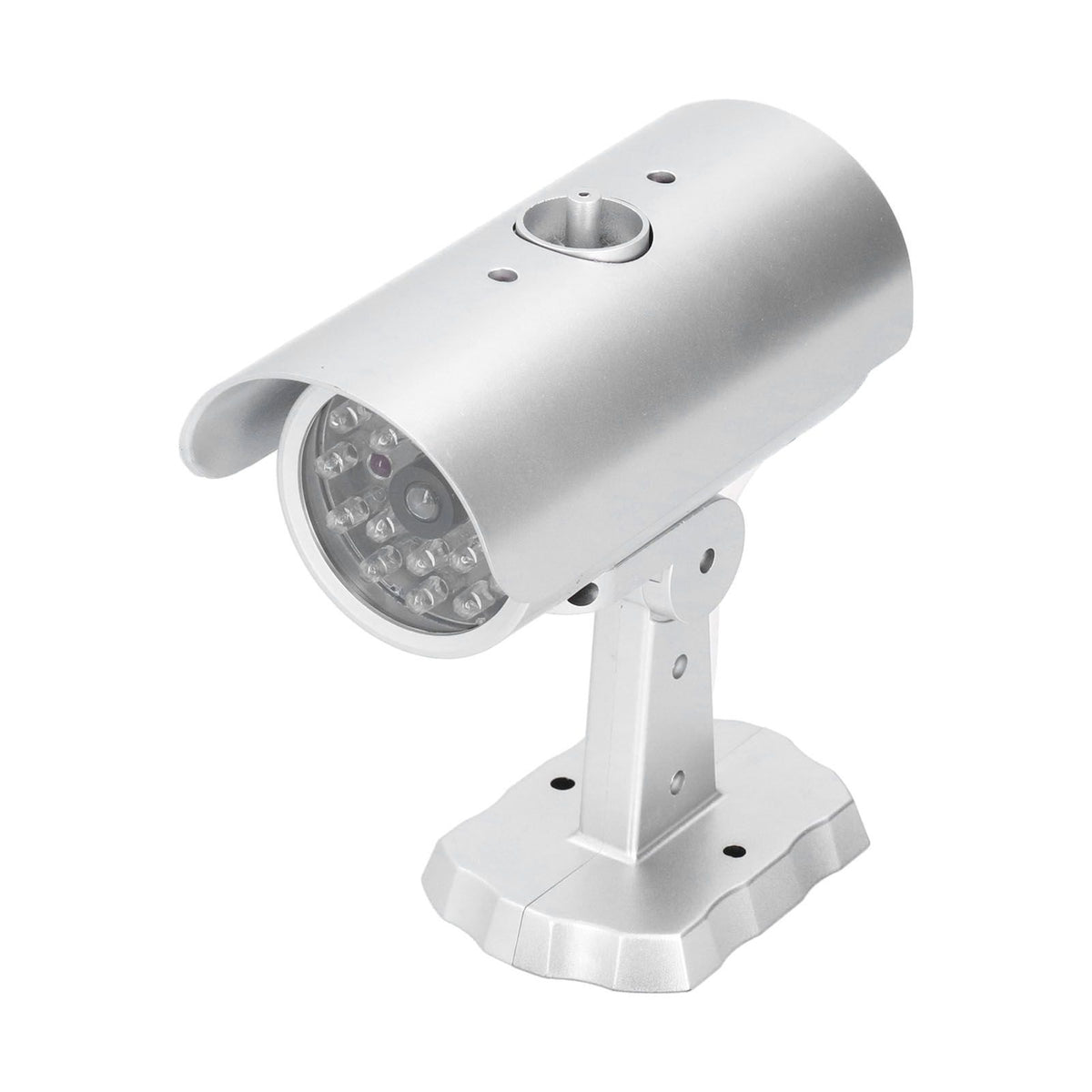 Simulation Camera Dummy Security Camera Monitor Fake Surveillance System with Flashing LED Light