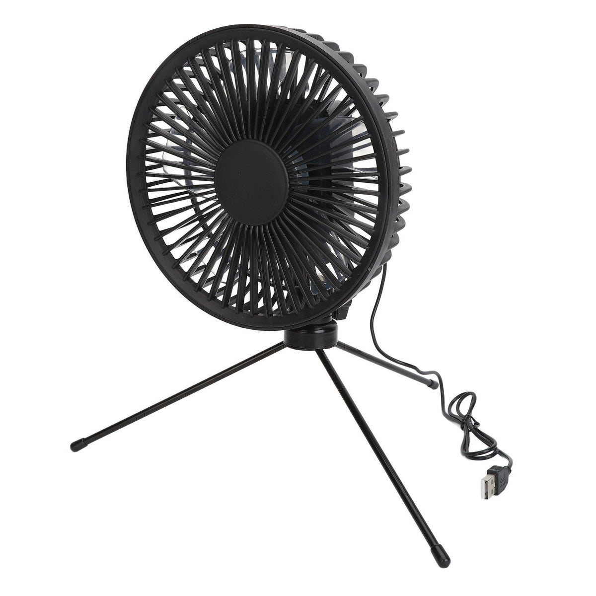 Solar Camping Fan with Tripod IP67 Waterproof Adjustable Portable Camping Fan with 10W Solar Panel for Outdoor Camping