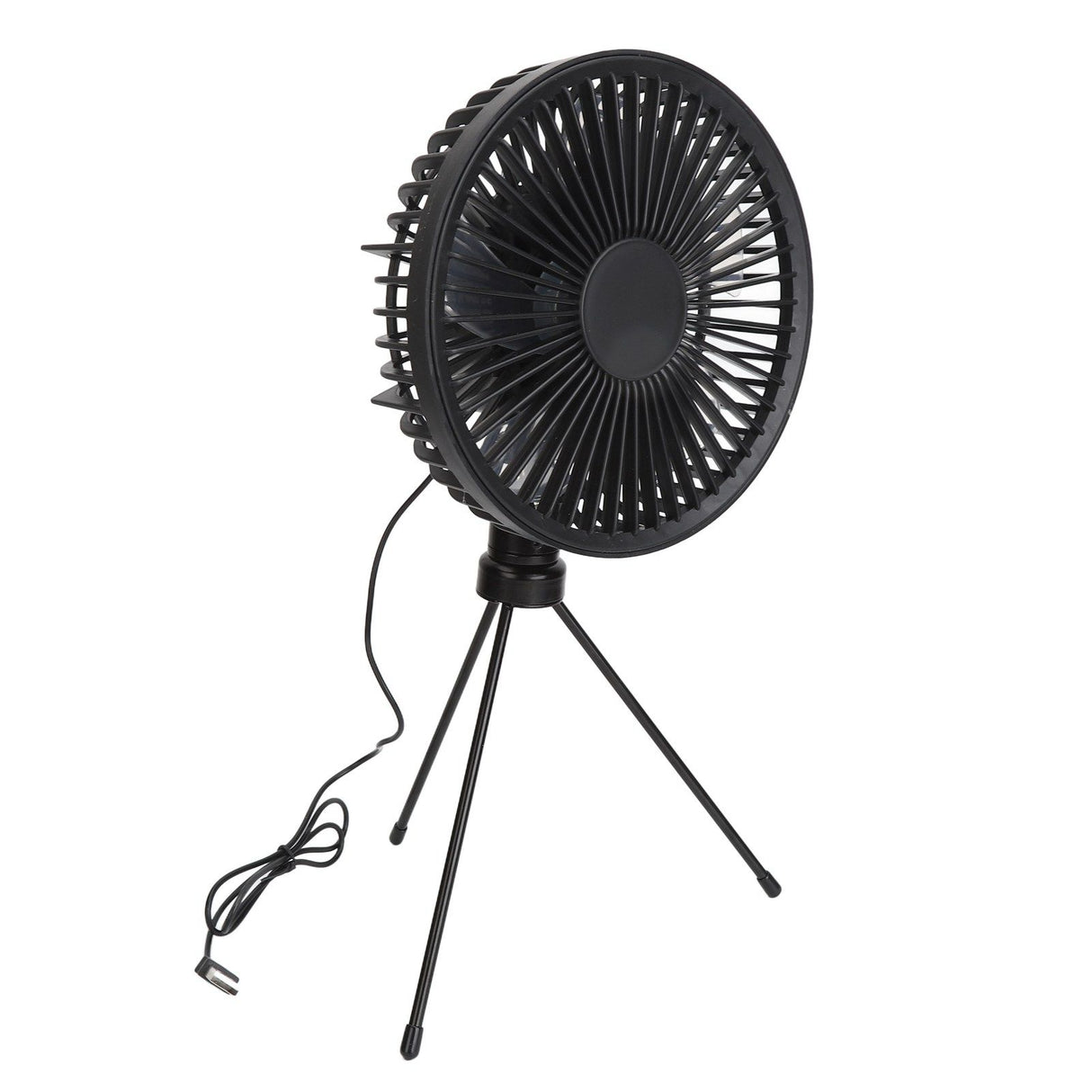 Solar Camping Fan with Tripod IP67 Waterproof Adjustable Portable Camping Fan with 10W Solar Panel for Outdoor Camping