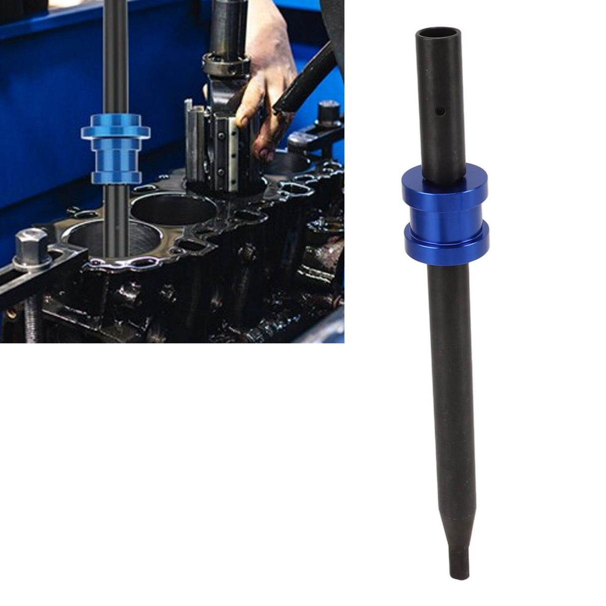 Oil Pump Primer Tool Aluminum Steel Engine Oil Pump Primer for V6 V8 BBC 454 Big and Small Block