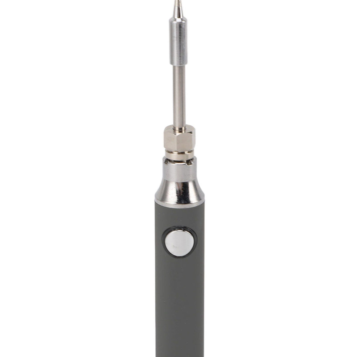 Soldering Iron Kit Cordless Electronic Welding Pen USB Rechargeable Adjustable Temperature Fast Heating Welding Tool for Wire DIY Grey