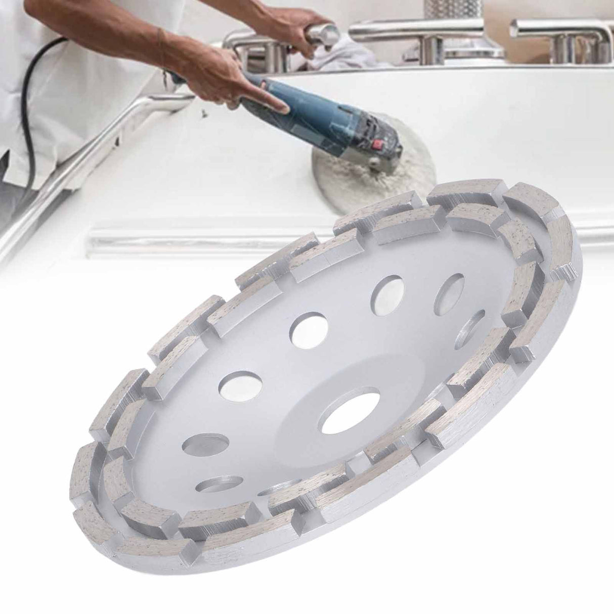 18CM Grinding Wheel for 180 Angle Grinder Segment Steel Saw Blade Disc for Woodworking Cutting Slotting