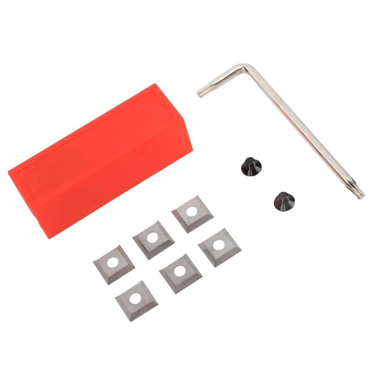Slab Flattening Router Bit Insert Detachable Cemented Carbide 1/2in Shank 4 Blade Planing Bit for Woodworking
