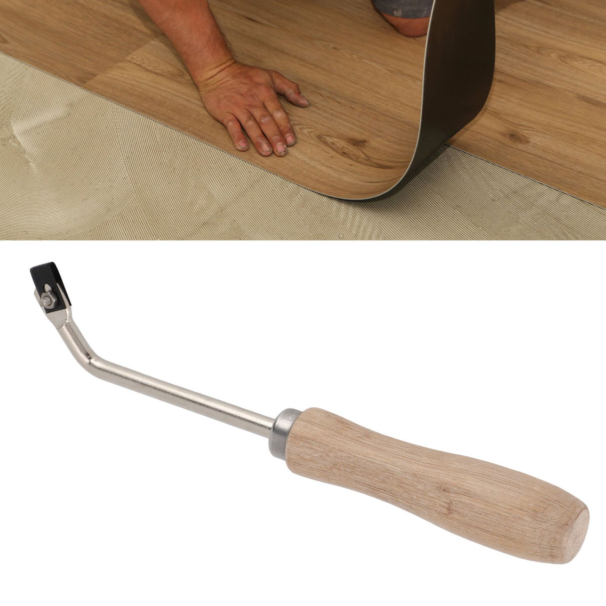 PVC Plastic Floor Slotting Floor Welding Slot Knife Groover Beech Wood Grooving Gouge Steel Slotting Knife Flooring Tools with 3 Blades