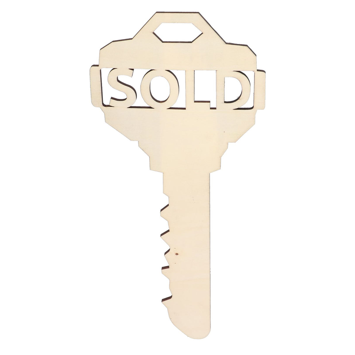 Chinese Style Wooden Key Shaped Pendant DIY Photo Props Window Decorations for Home Outdoor
